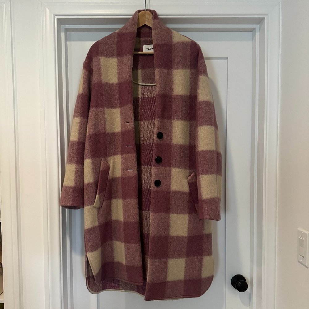Isabel Marant Etoile Gabriel Plaid Coat